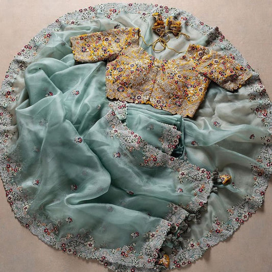 Party Wear Soft Georgette Saree