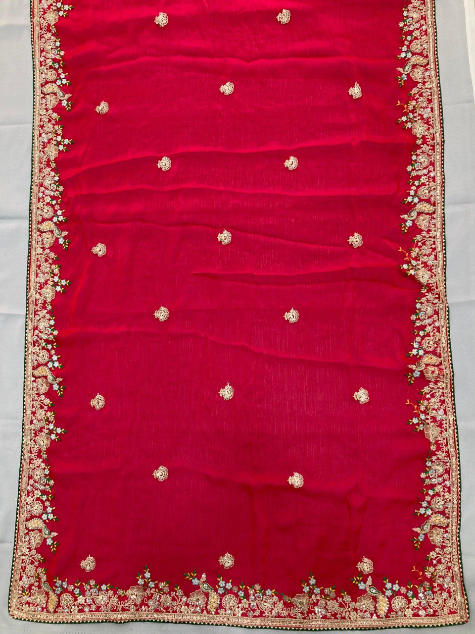 Party Wear Soft Fendy Chiffon silk Saree