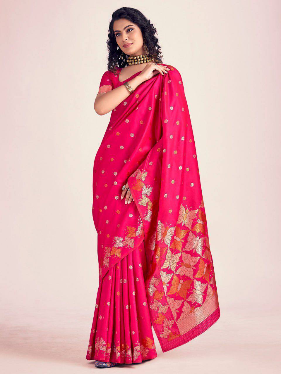 SOFT LICHI SILK CLOTH SAREE