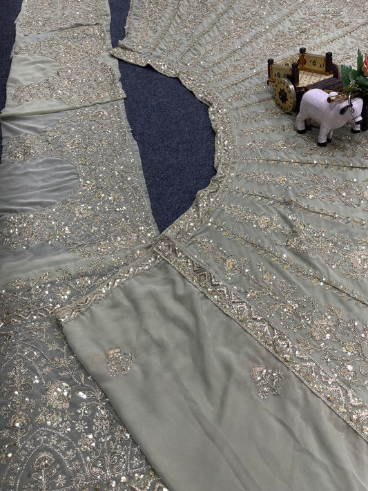 Launching 4 meter flared Coding Sequins Work Lehenga