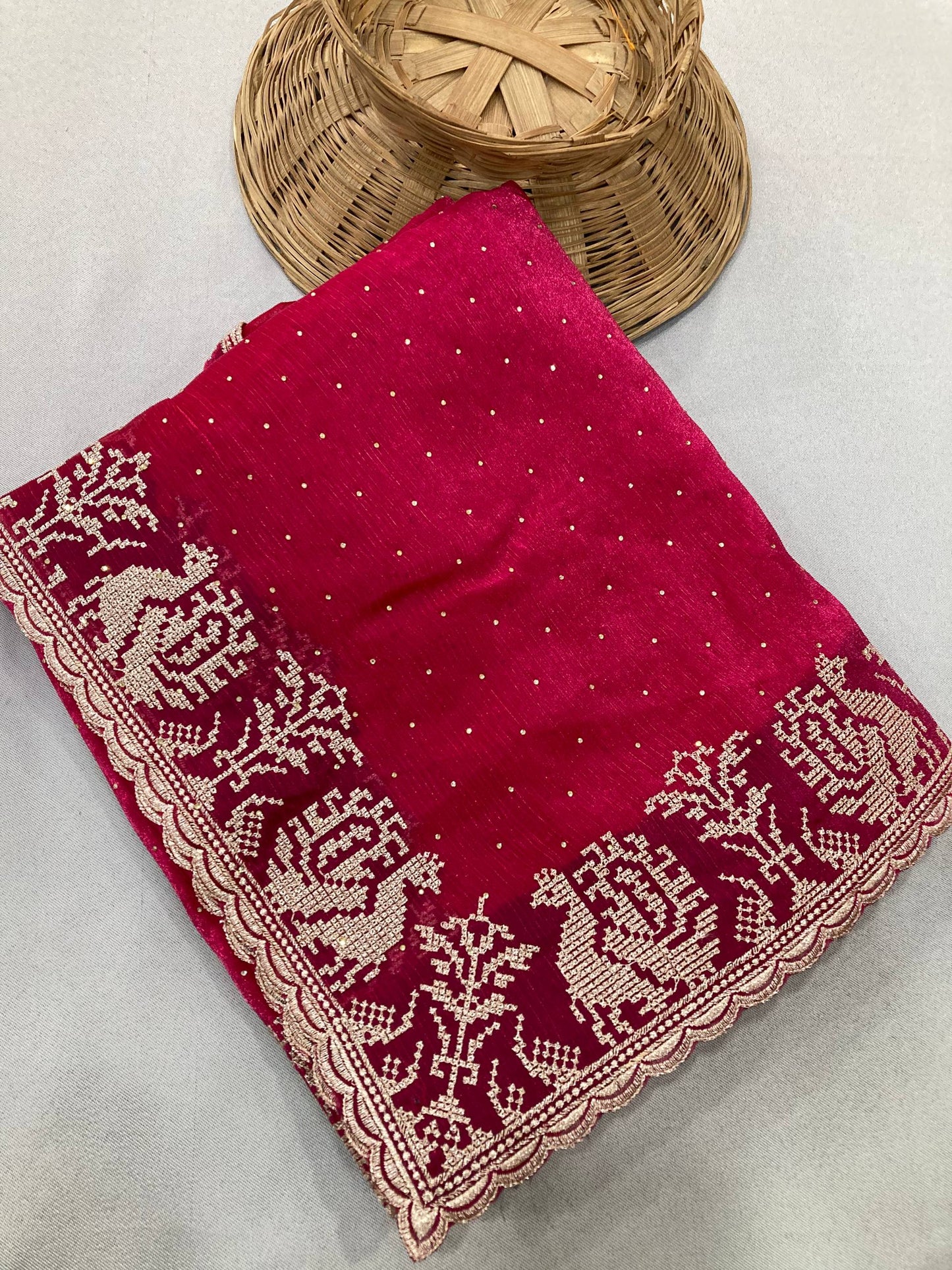 Party Wear Soft Fendy Chiffon silk Saree