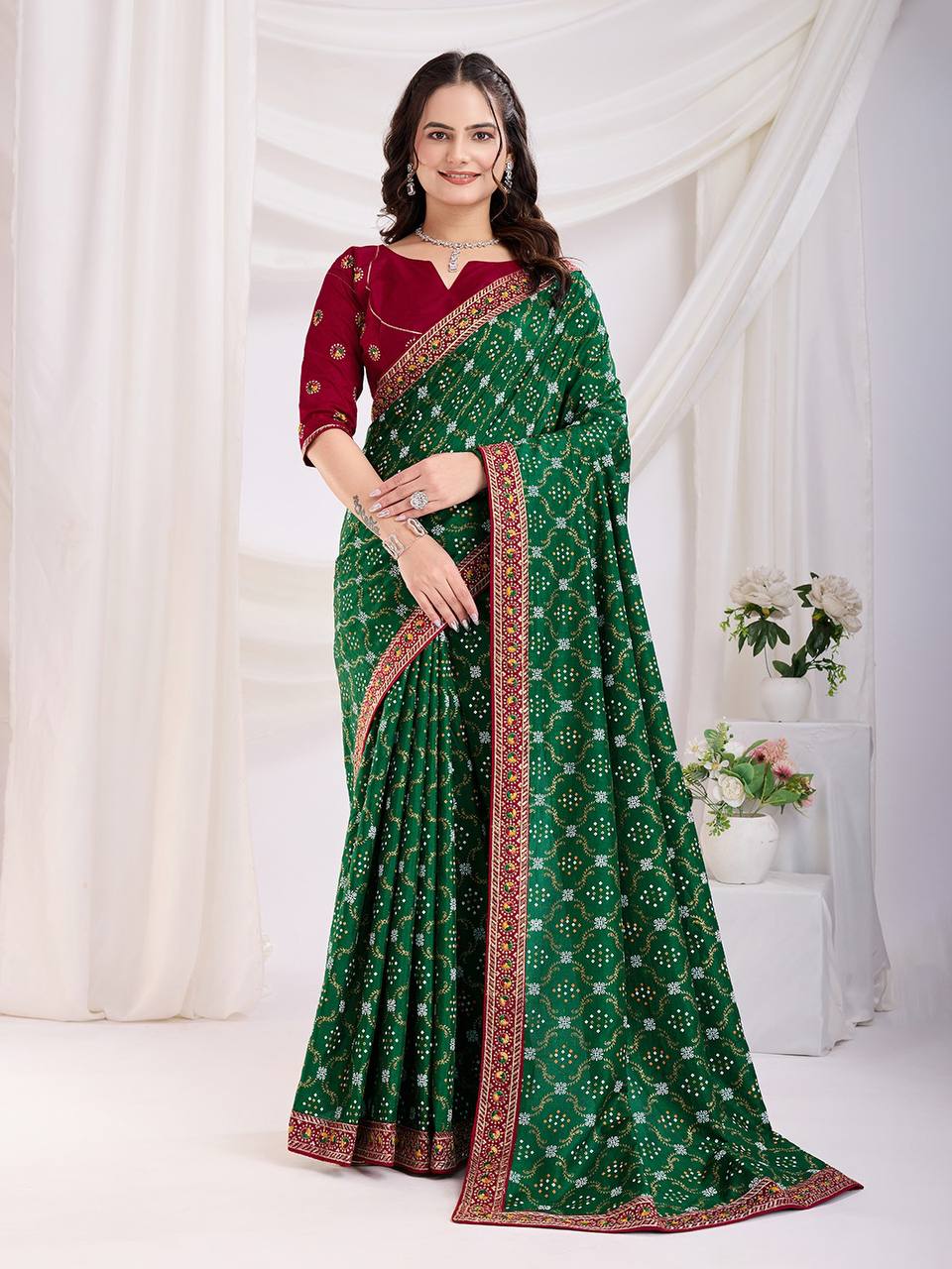Looking some one for this same colour beautiful Saree