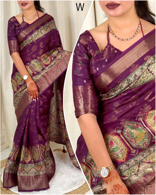 Effortless elegance meets vibrant charm with this Designer printed beauty