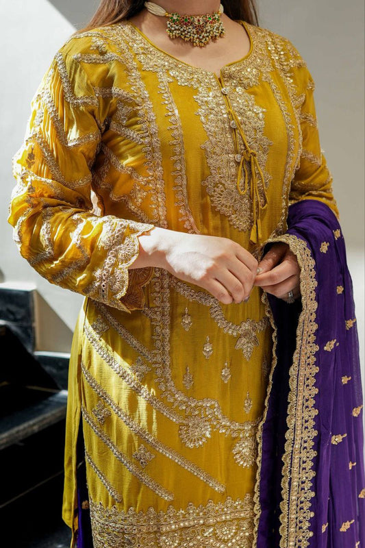 New Designer Party Top Sharara & Dupatta Set