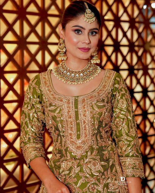 New Designer Party Top Sharara & Dupatta Set