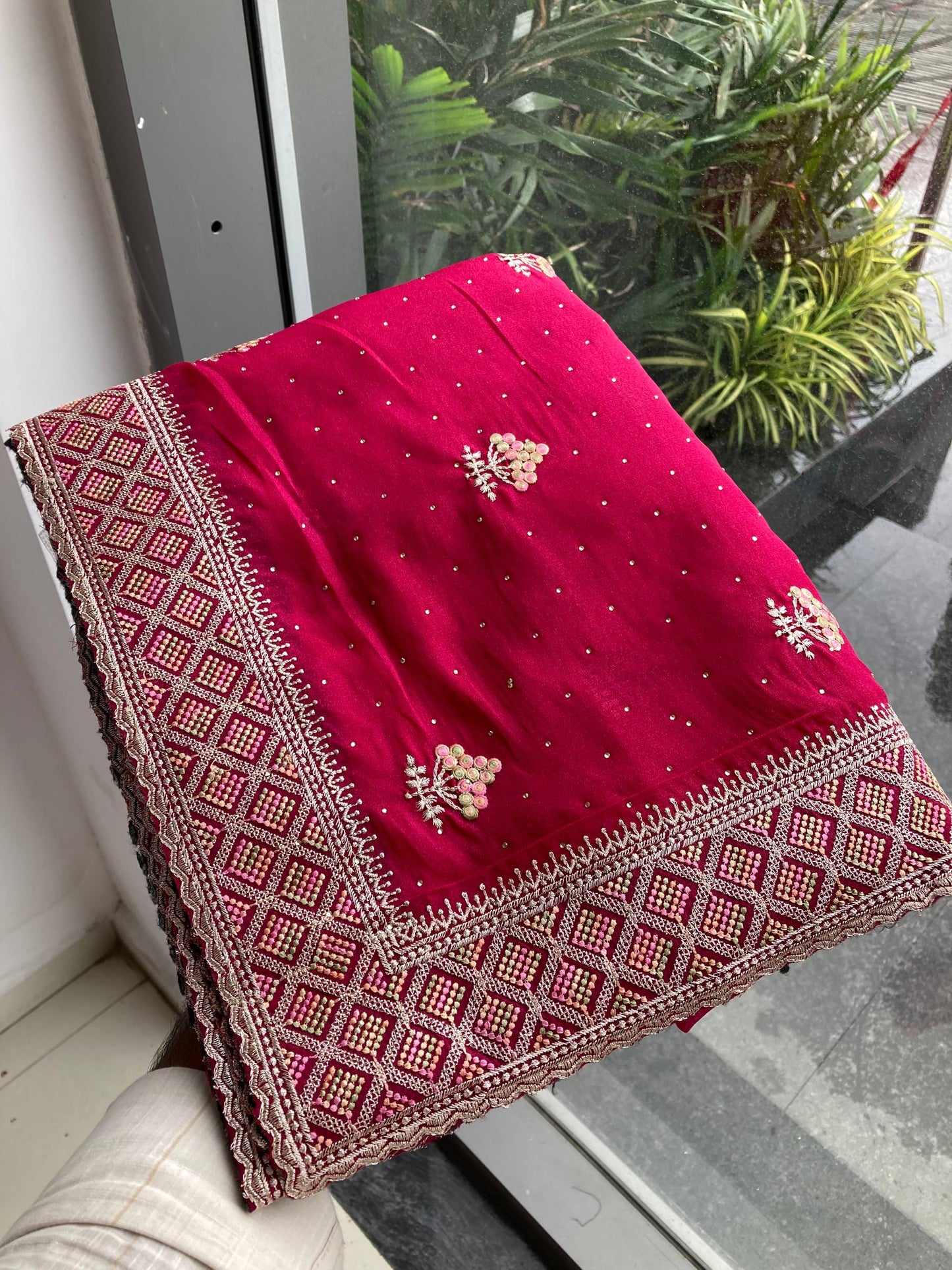 Party Wear Soft Fendy Chiffon silk Saree