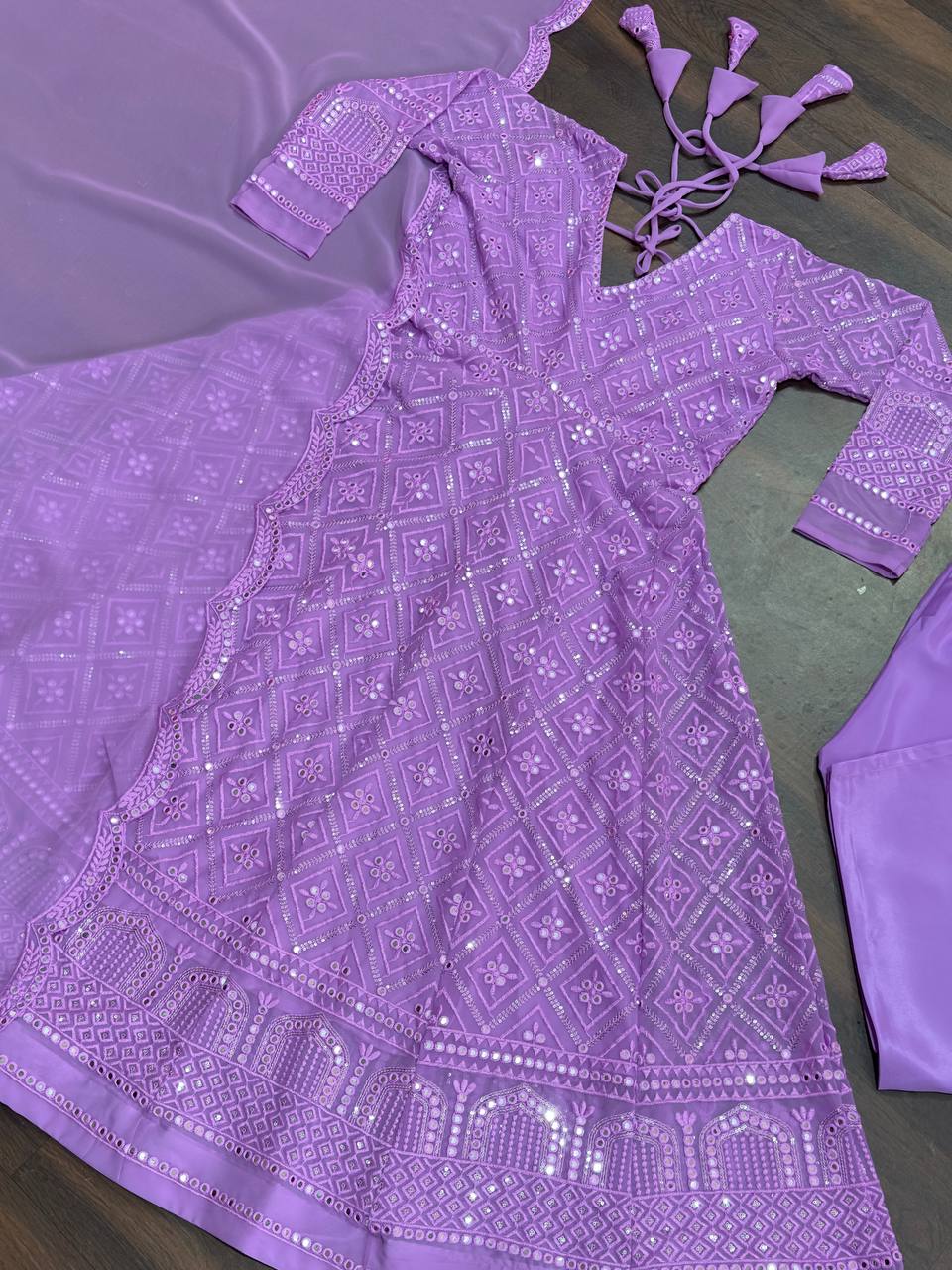 PREMIUM READYMADE ANARKALI SUIT SET