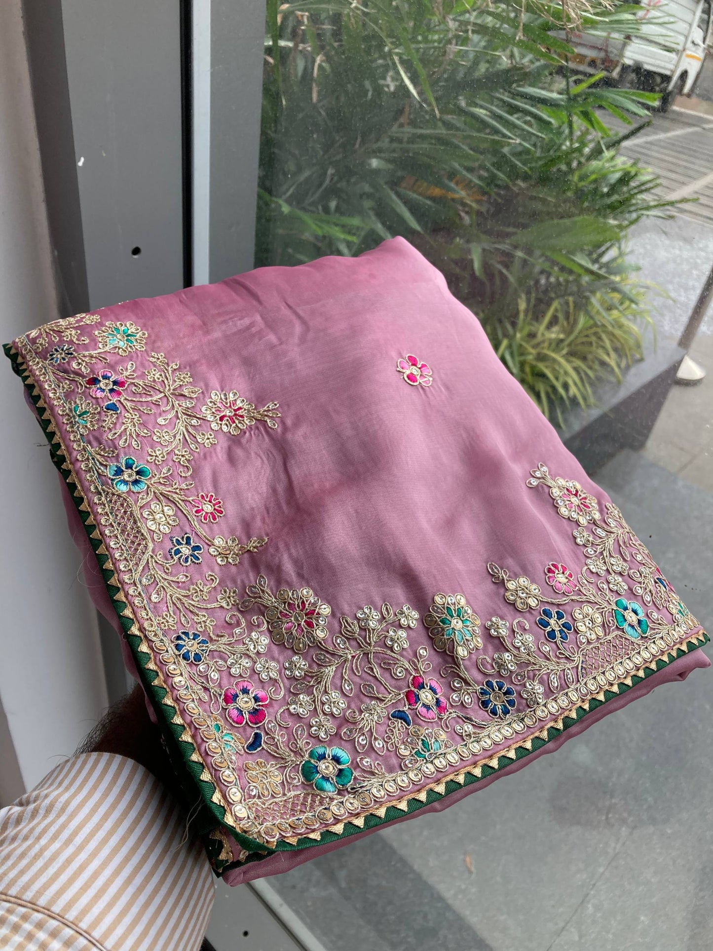 Party Wear Soft Rangoli Silk Saree