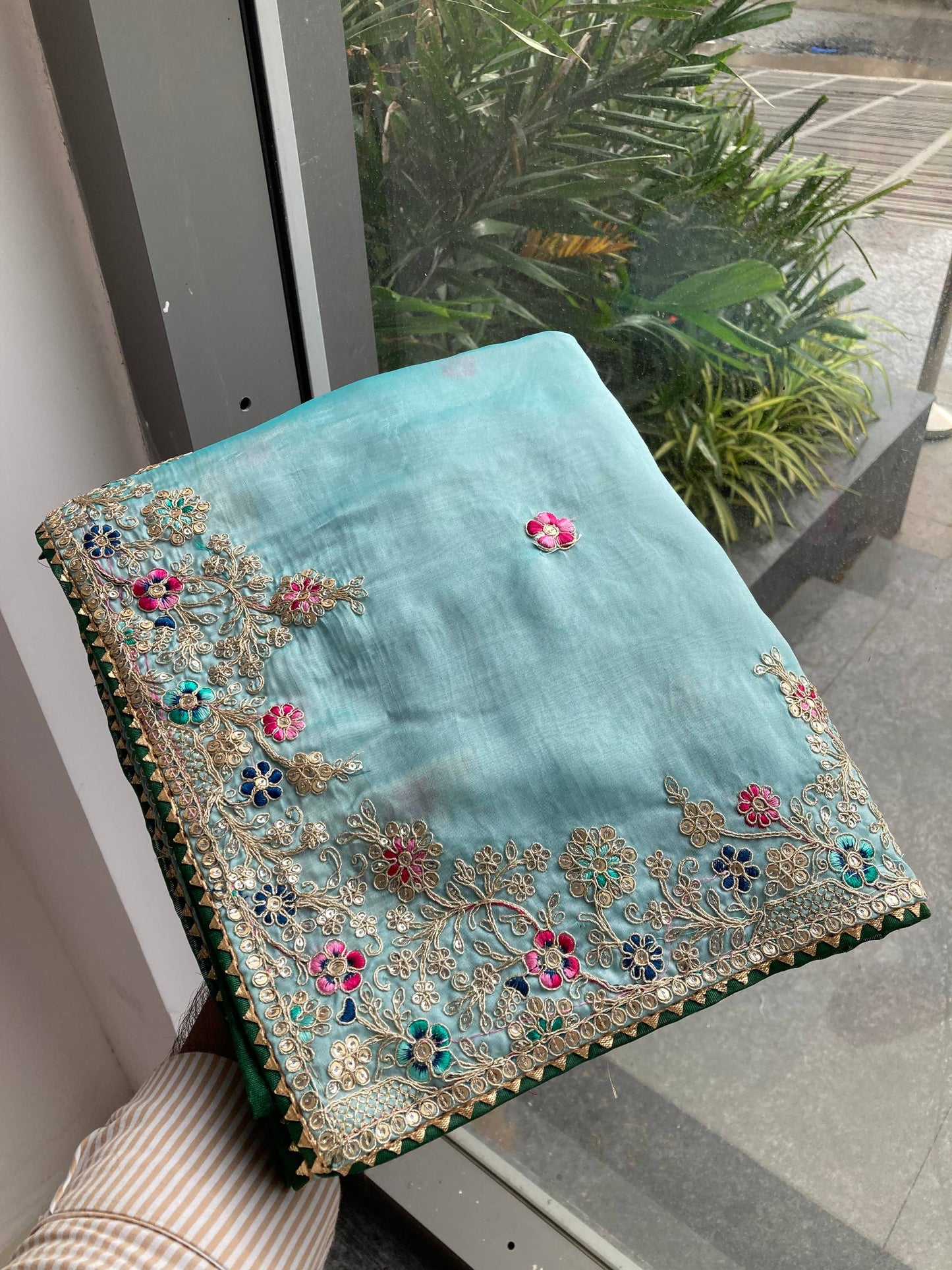 Party Wear Soft Rangoli Silk Saree