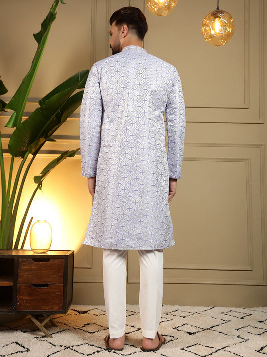 Heavy Jacquard Presenting Men's Kurta Pyjama