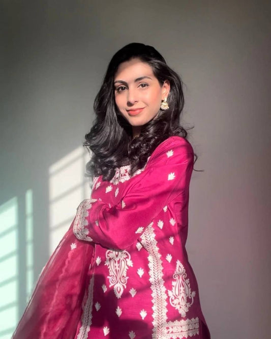 New Designer Party Top Pent & Dupatta Set