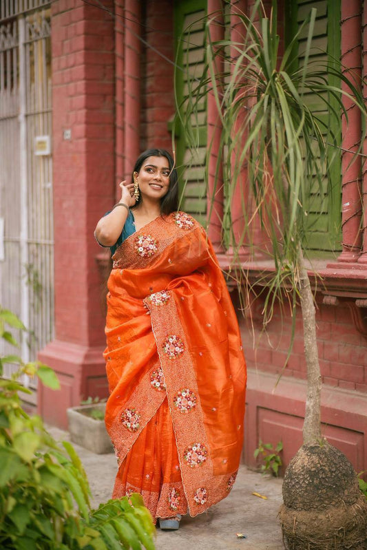 Je recherche quelqu'un pour ce magnifique sari de la même couleur