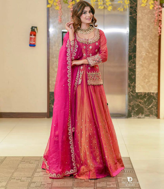 New Designer Party Top Lehenga & Dupatta