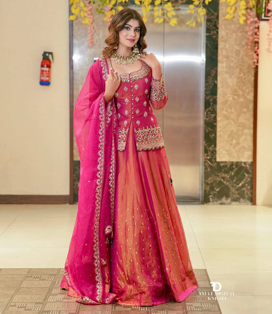 New Designer Party Top Lehenga & Dupatta