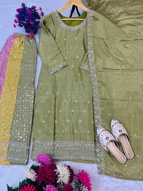 Lancement de la nouvelle collection Eid : 3 pièces, Long Kurti prêt à porter - Plazzo