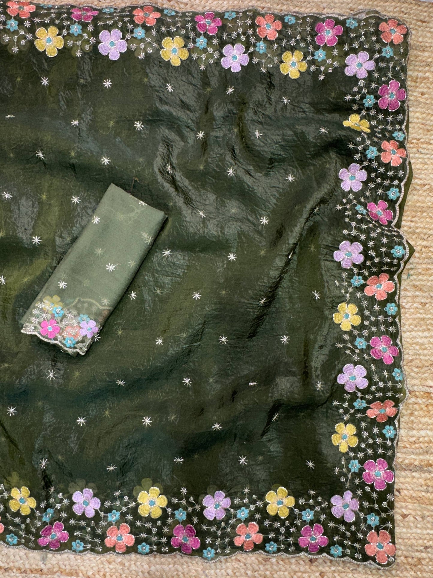 Perfect festive beauty Grace meets glamour Saree