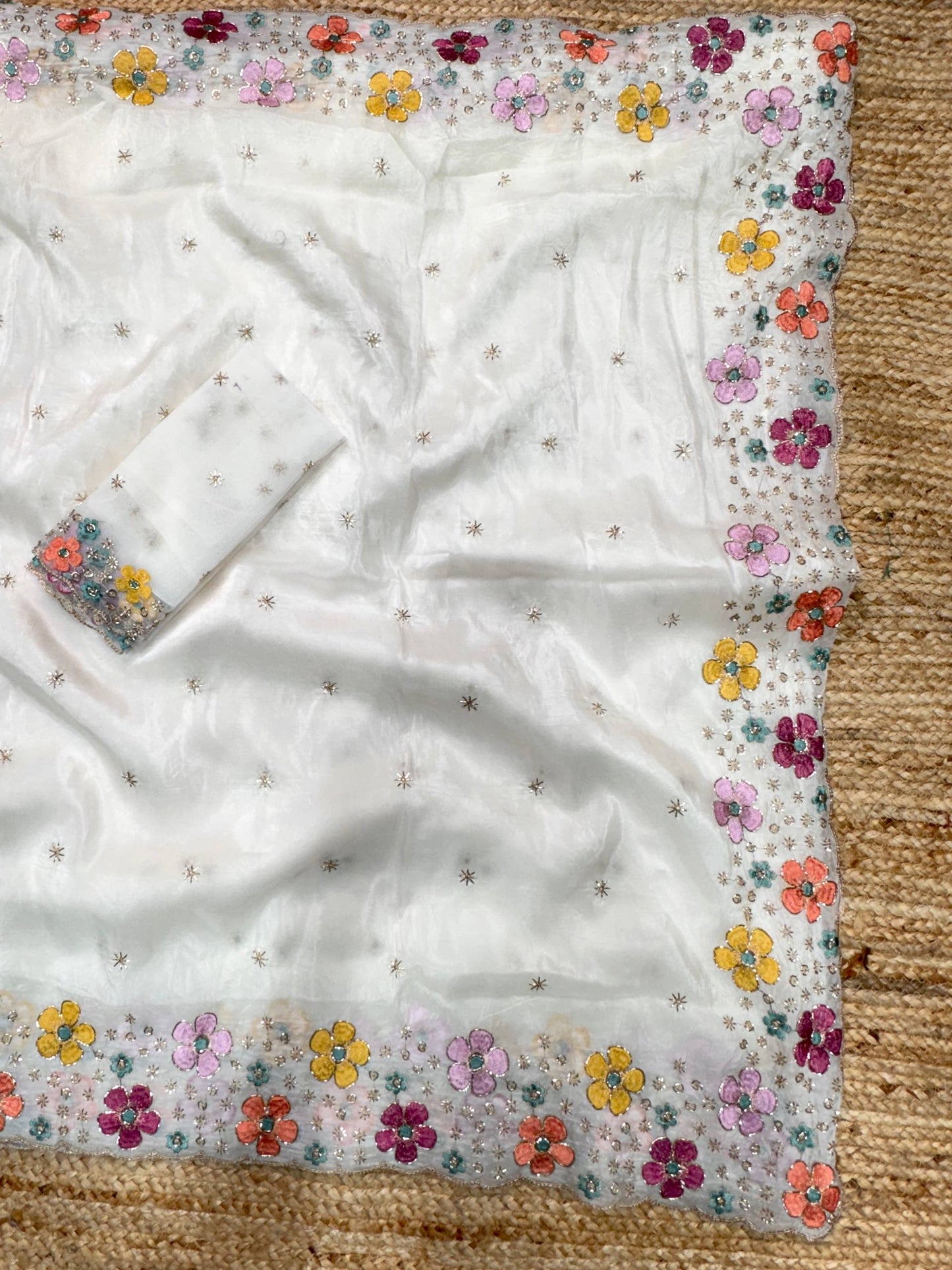 Perfect festive beauty Grace meets glamour Saree