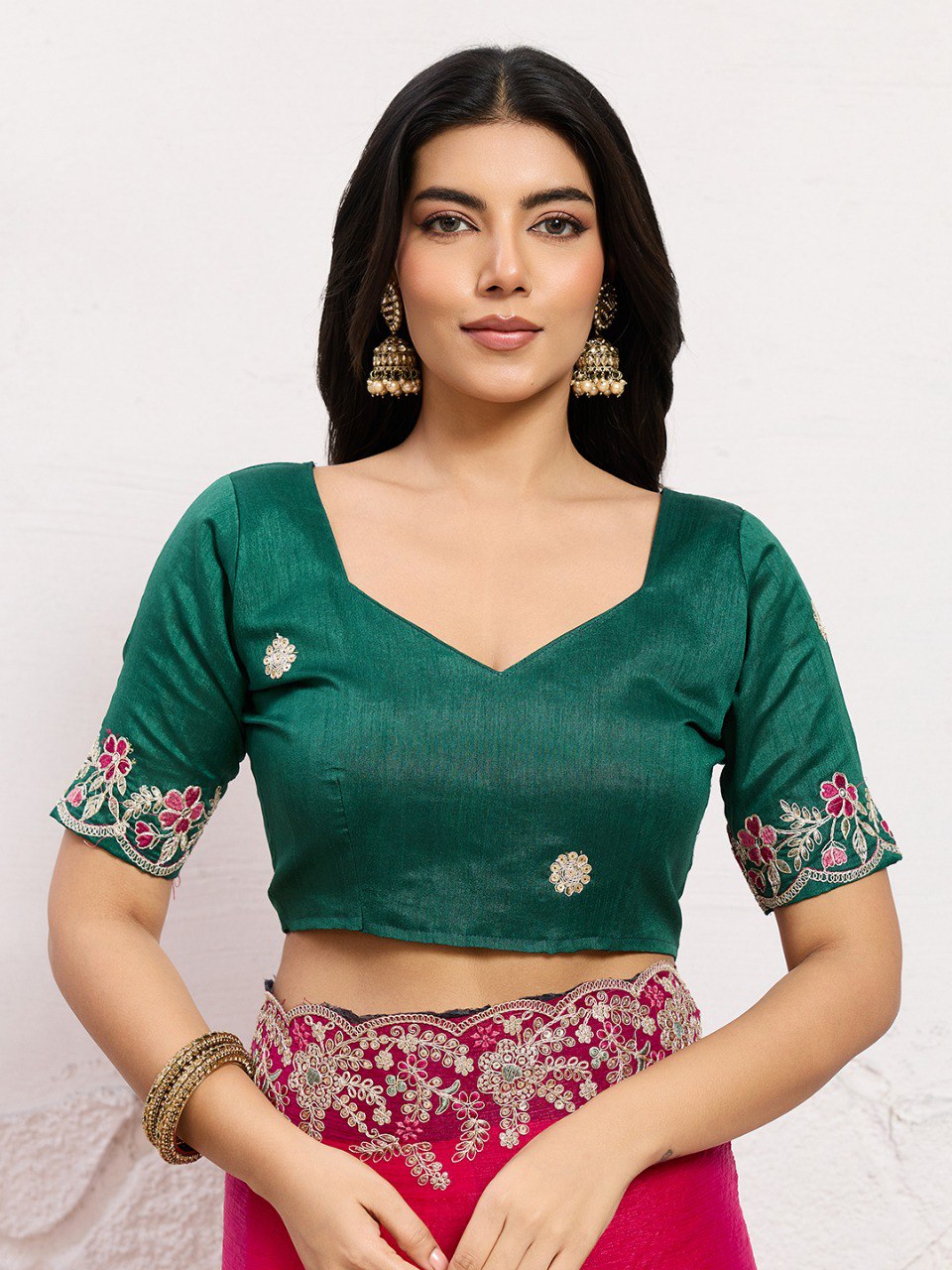 Party Wear Soft Space Silk Saree