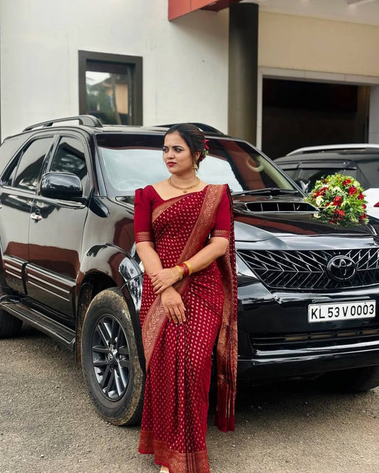 SOFT LICHI SILK CLOTH SAREE