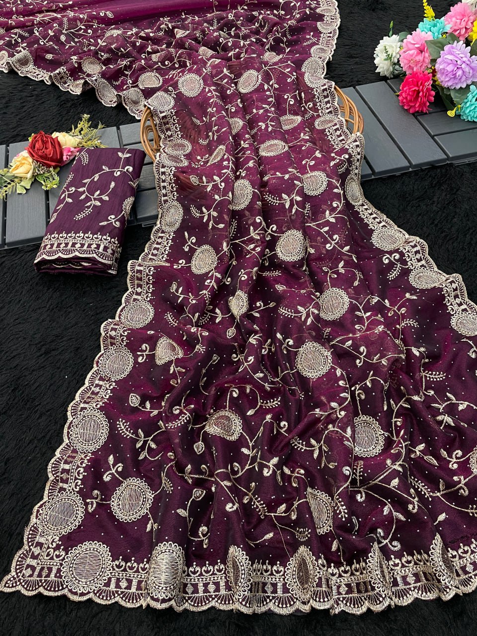 Launching New Designer saree