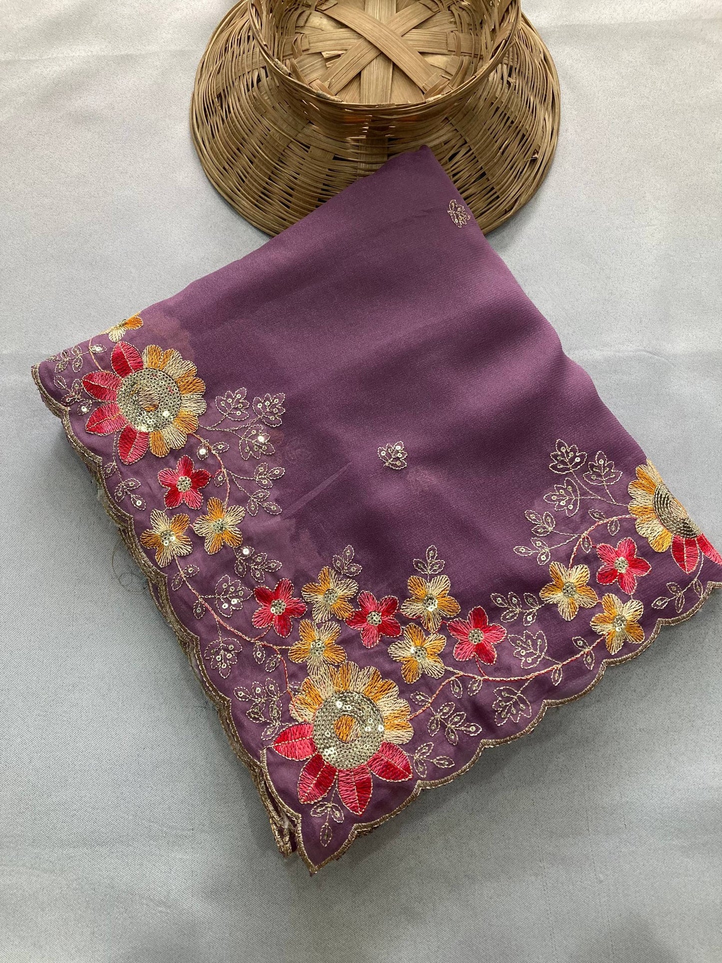 Party Wear Soft Star Georgette Saree
