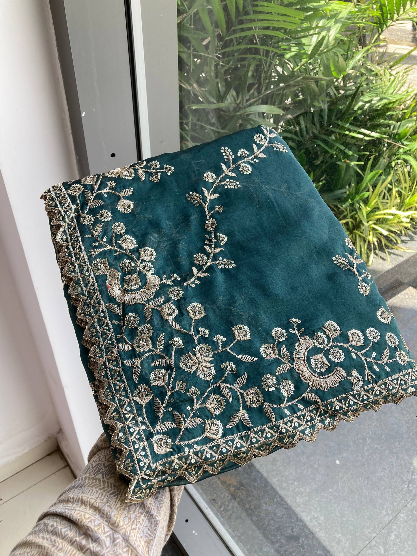 Party Wear rangoli silk Saree