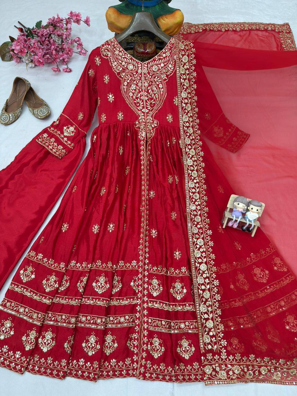 NEWLY LAUNCHED DESIGNER ANARKALI GOWN
