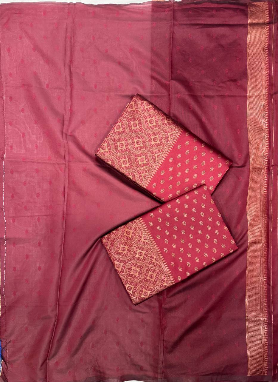 SOFT LICHI SILK CLOTH SAREE