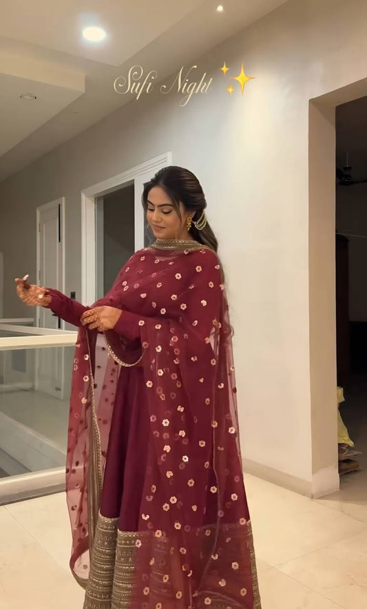 Designer Anarkali Suit is luxury clothing Considered