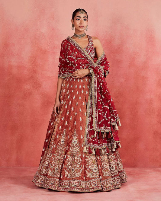 Premium Rolex Silk Embellished With Beautiful Embroidery Lehenga