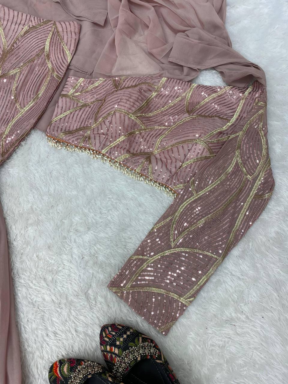 Presenting You Most Beautiful Latest Heavy Full Stitched Indo Western Collection