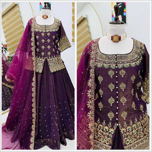 New Designer Party Top Lehenga & Dupatta