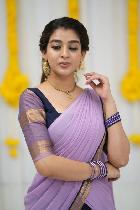 Kanjivaram Silk Zari Weaving Work Lehenga