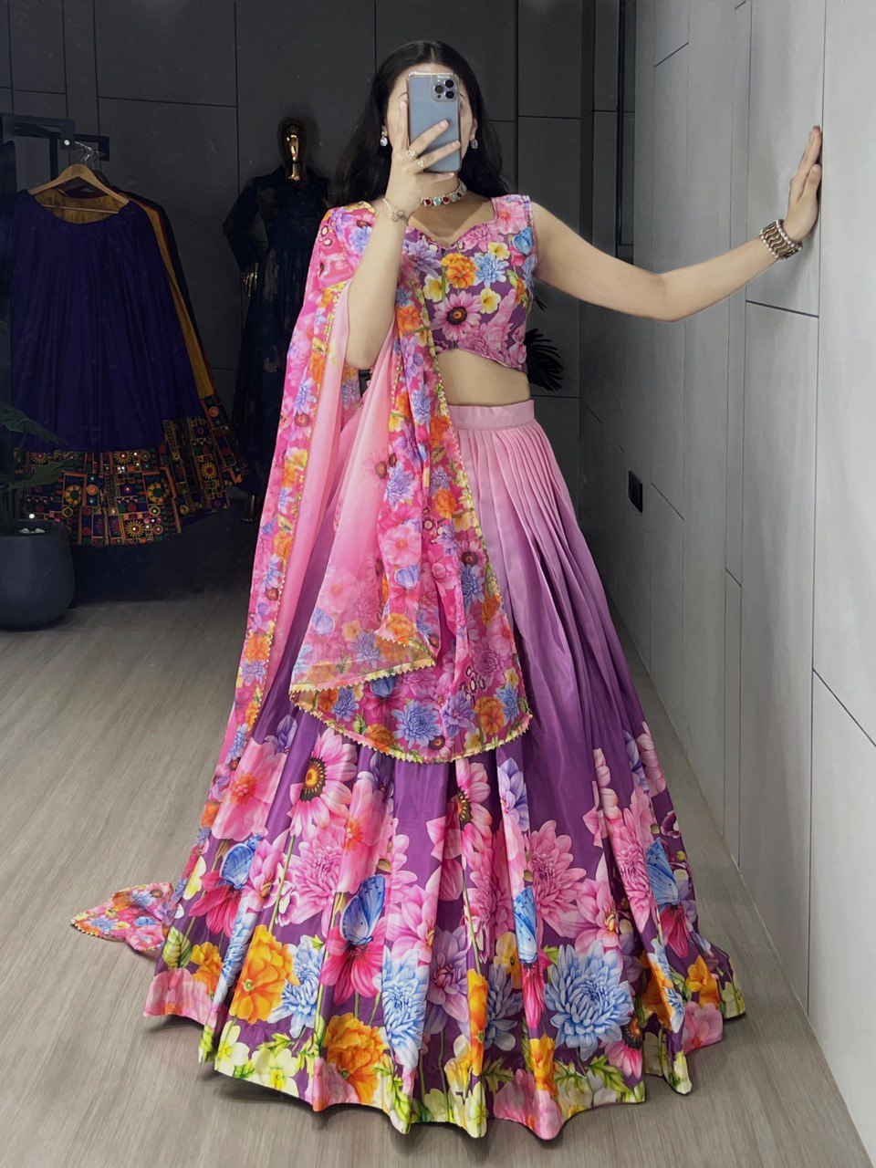 Latest Exclusive Printed lehenga creation