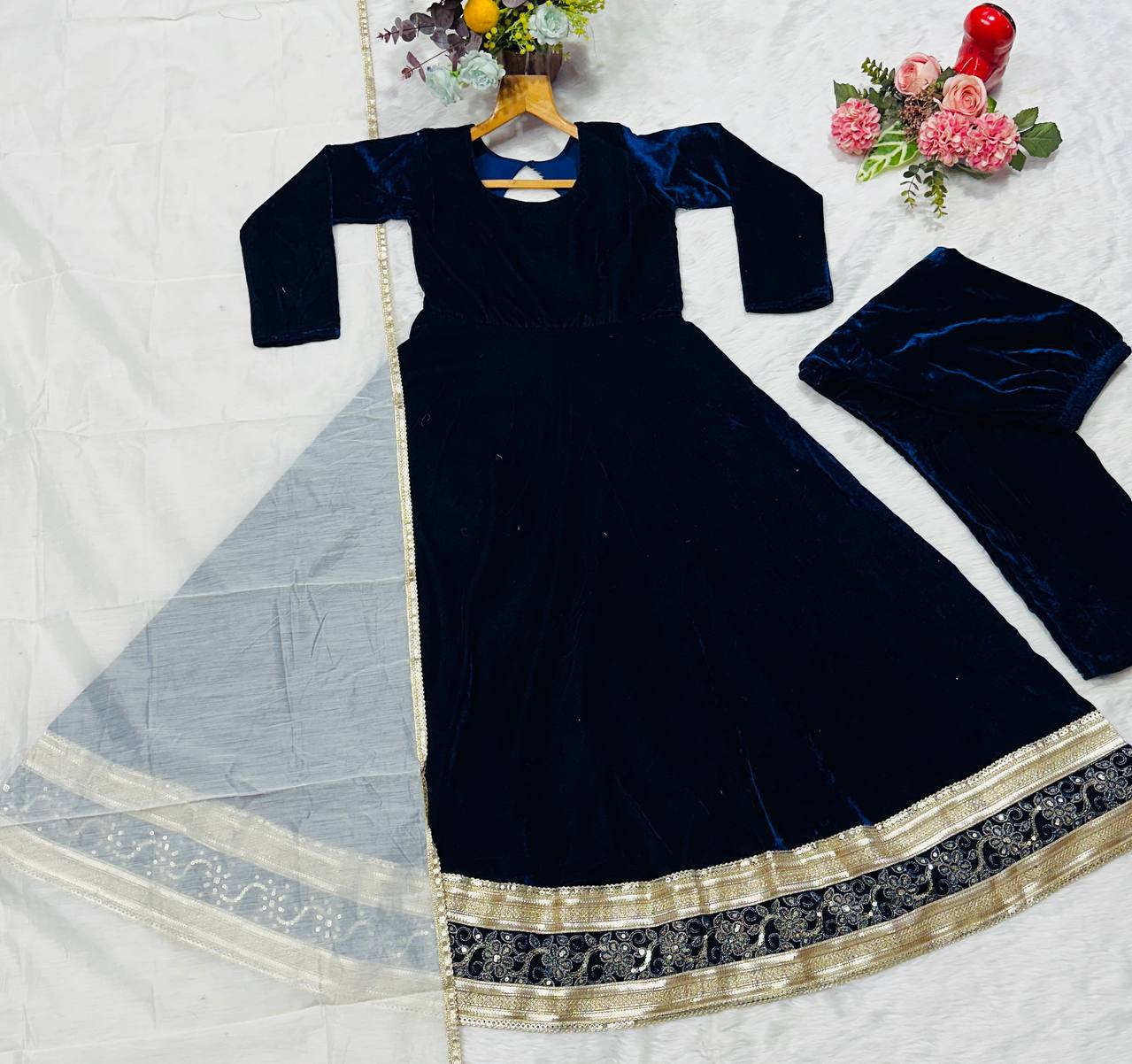 PREMIUM READYMADE ANARKALI SUIT SET