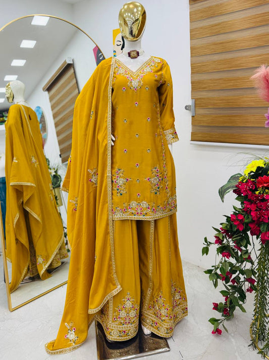 VÊTEMENTS DE COURSE TENDANCE HAUT EN FAUSSE GEORGETTE BRODERIE EN FIL DE COTON