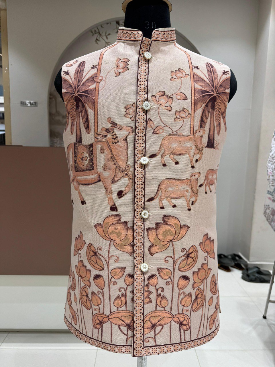 Presenting Jacquard Nehru Jacket