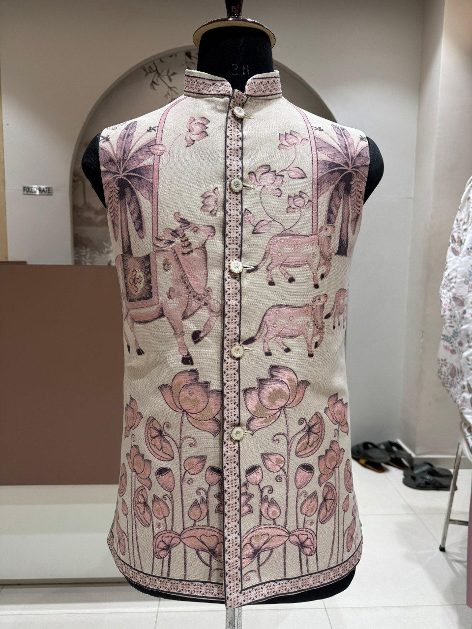 Presenting Jacquard Nehru Jacket