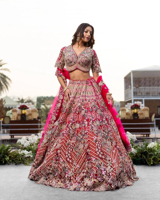 Launching 4 meter flared Premium Quality Tubby Silk Lehenga