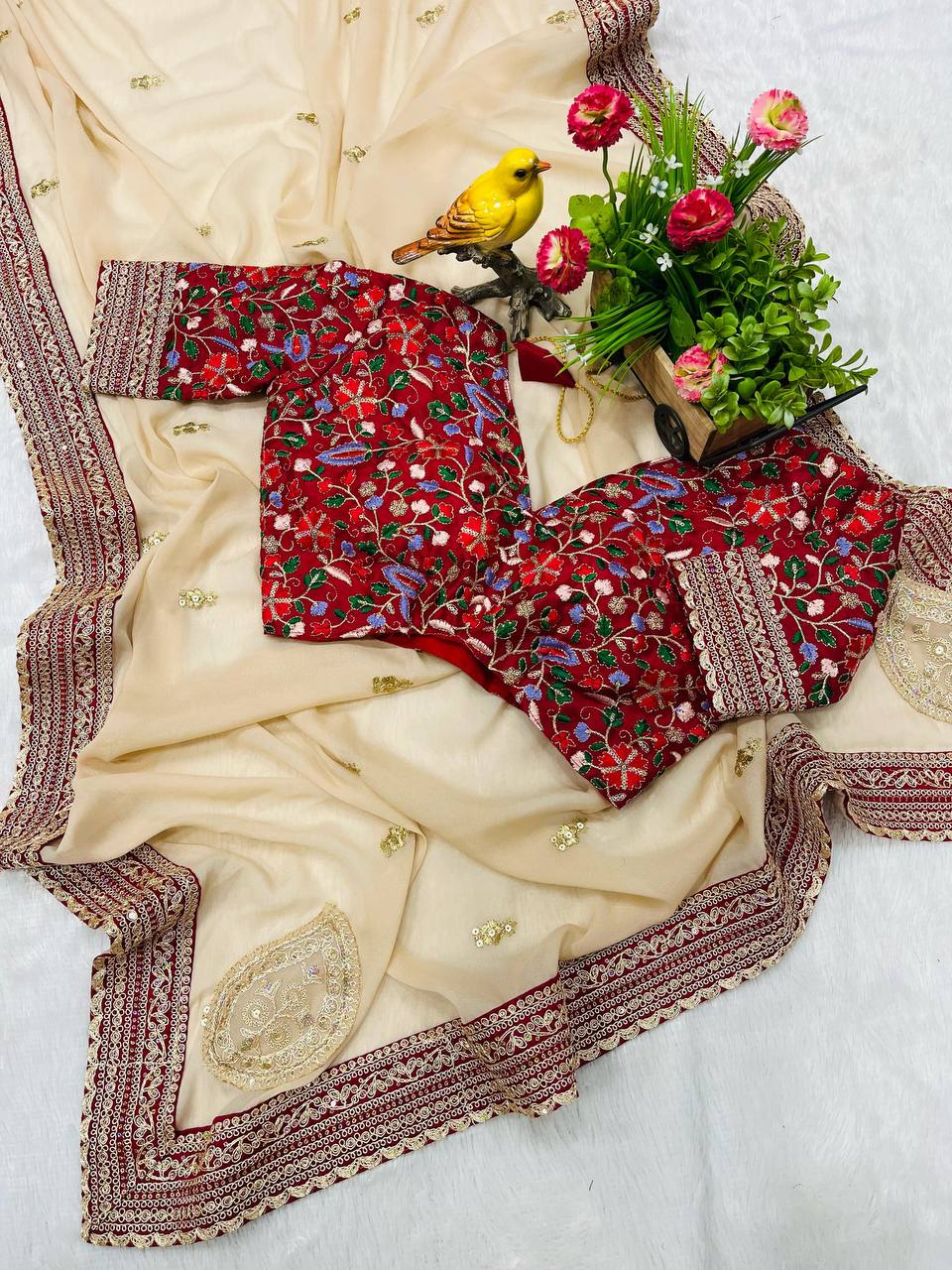 Best Ever and Traditional Designer Saree Presenting