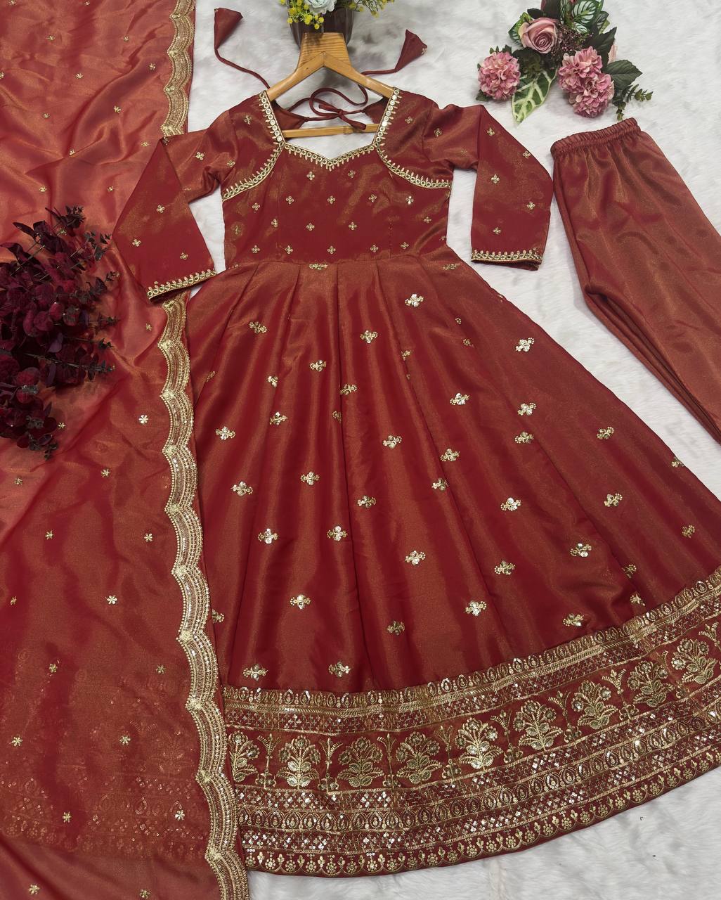 Designer Anarkali Suit is luxury clothing Considered