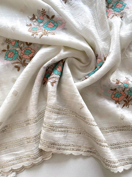 Premium Crush orgenza sarees