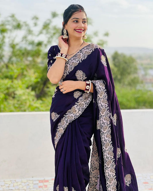 Pure Fandy Chiffon sarees with amazing