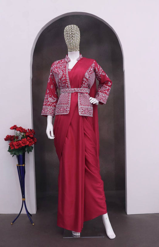 Feiern Sie den Charme der indischen Kultur mit diesem wunderschönen Lehenga-Set