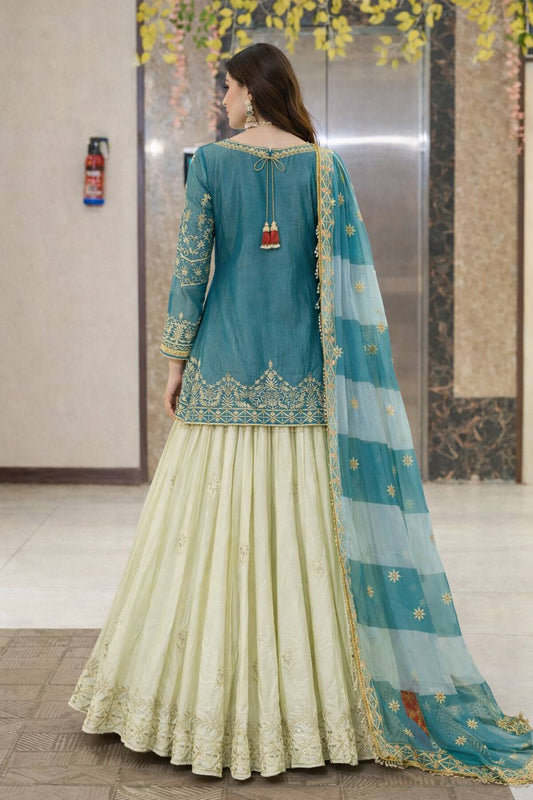 New Designer Party Top Lehenga & Dupatta Set