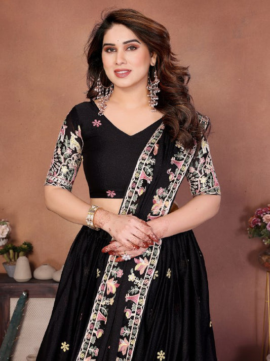 Feiern Sie den Charme der indischen Kultur mit diesem wunderschönen Lehenga-Set