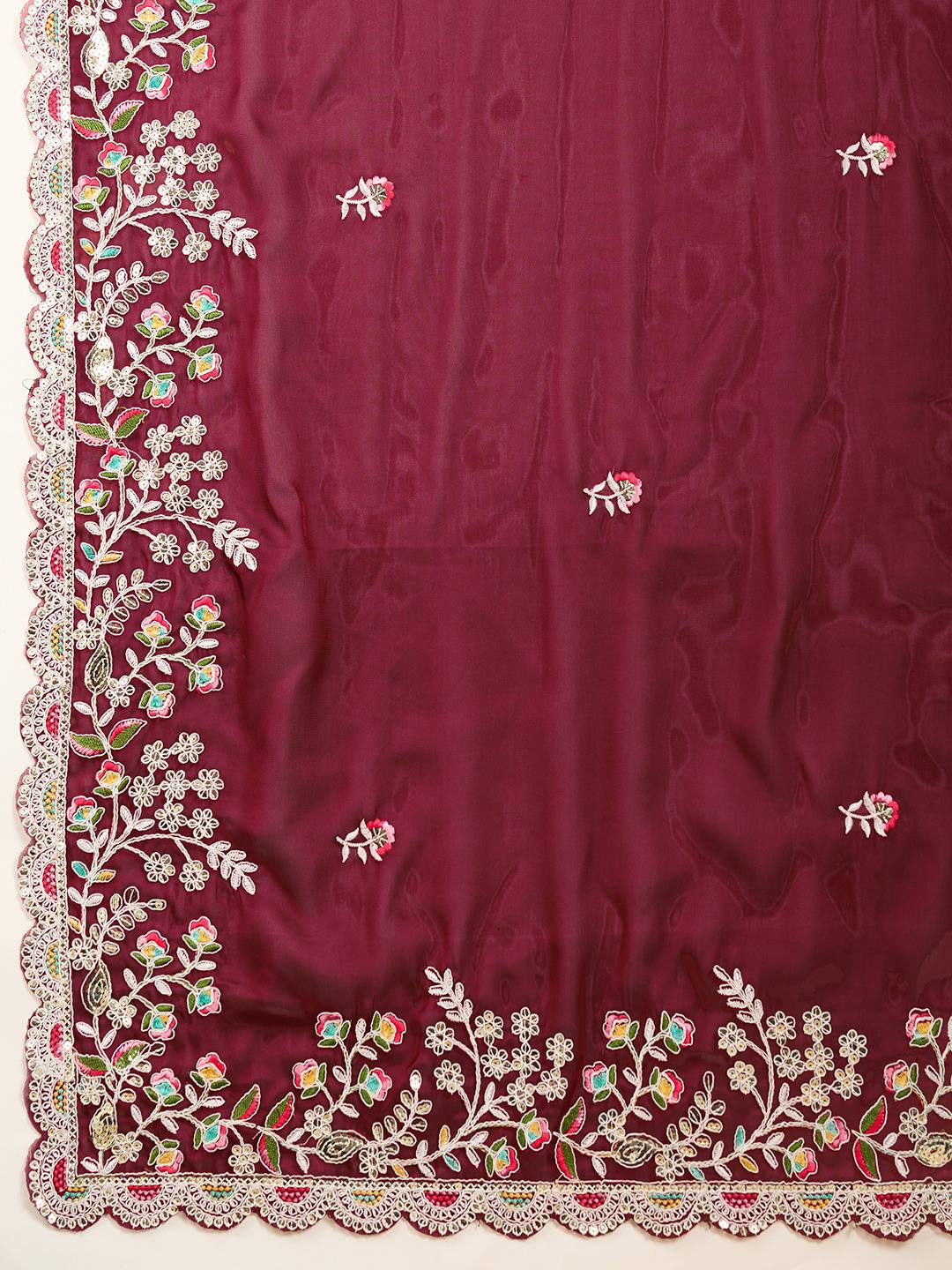Party Wear Soft Rangoli Silk Saree