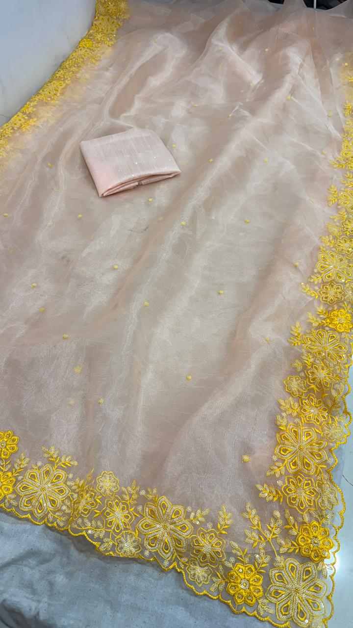 Heavy Soft Organza Saree