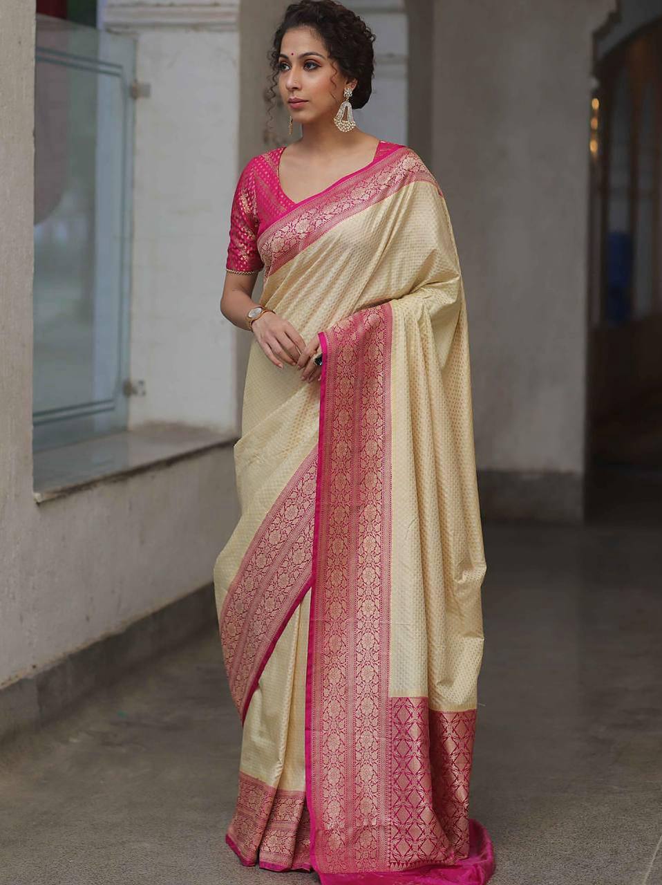 SOFT LICHI SILK CLOTH SAREE