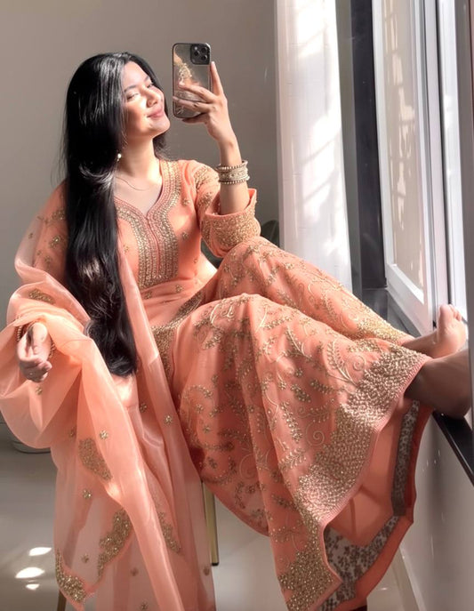 PREMIUM DESIGNER READYMADE TOP PLAZZO COLLECTIONS